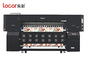 乐彩工业级八头高速高精度数码印花打印机